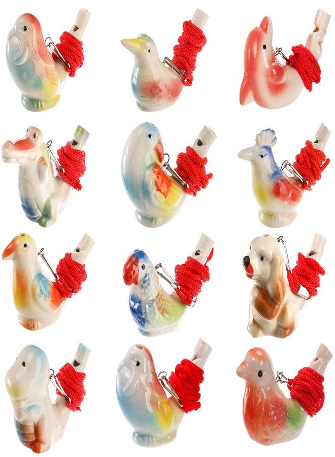 Hedume Set of 12 Ceramic Bird Whistles, Bird Water Whistles, Bird Call Whistle for Water and Bath Play Fun, Birthday Gift, Easter Gift - Image 2